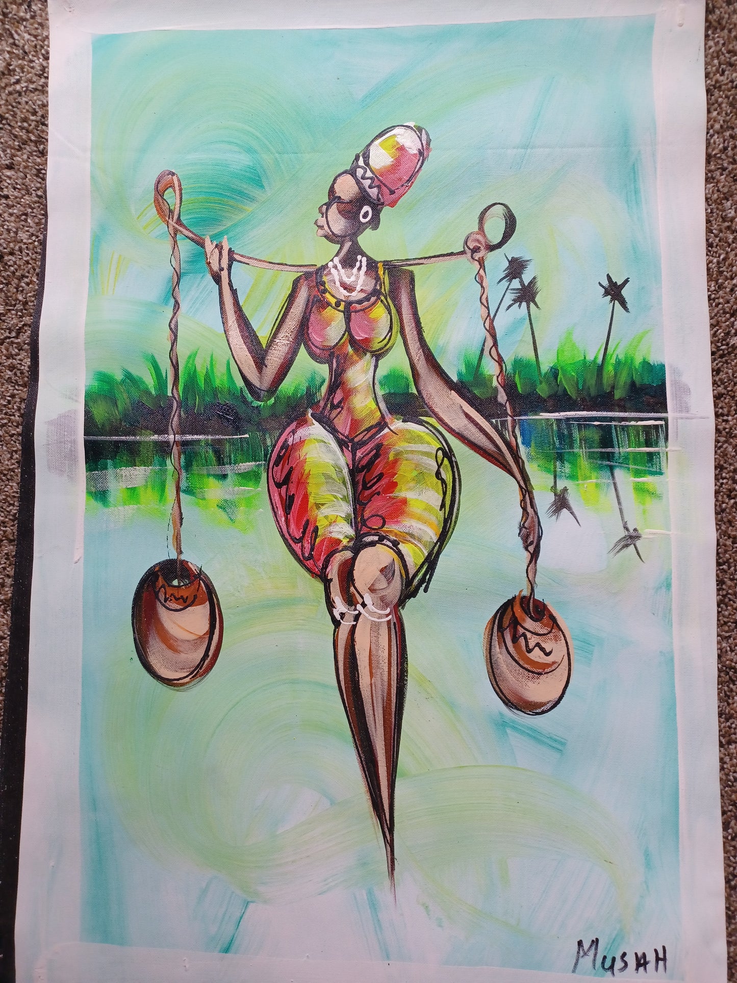 Queen of the Market - 19"x29" Canvas