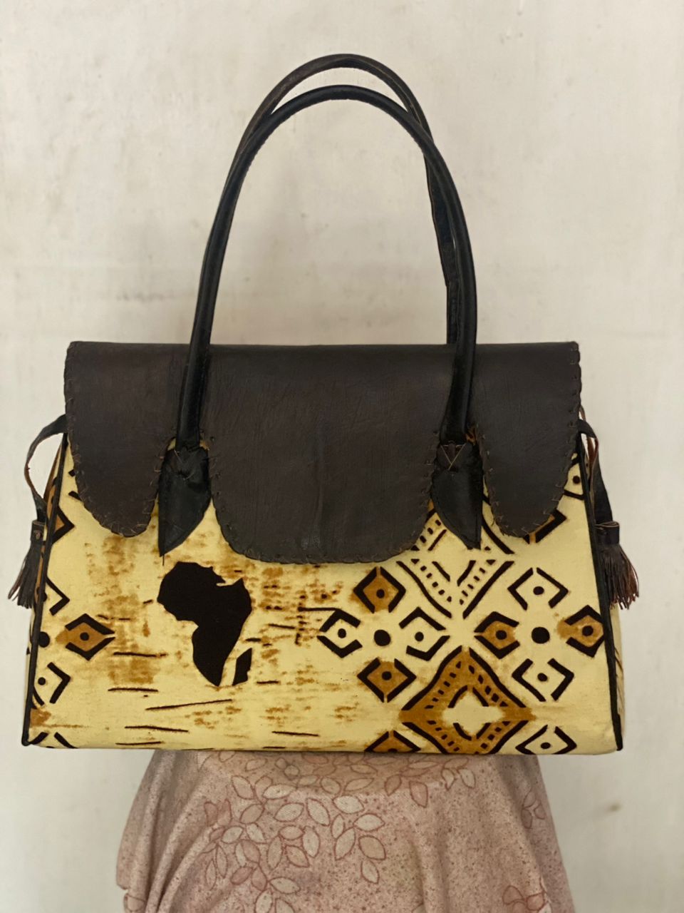 Batik Patchwork Leather - Handbag