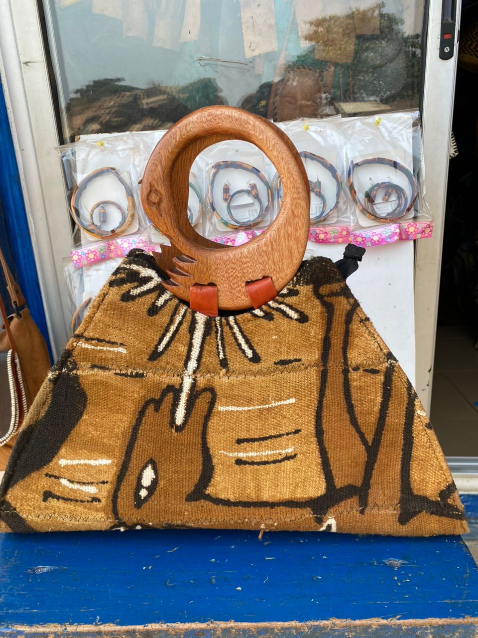 Sankofa Handle Handbag