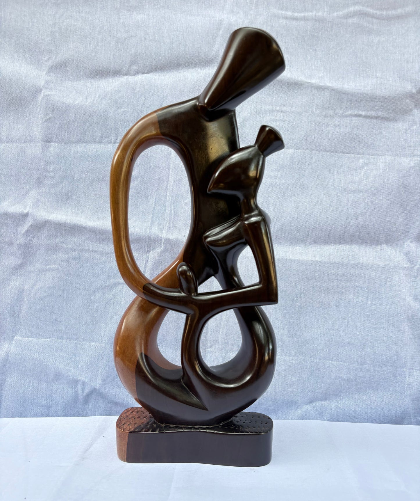 Circle of Unity – Hand-Carved African Family Sculpture