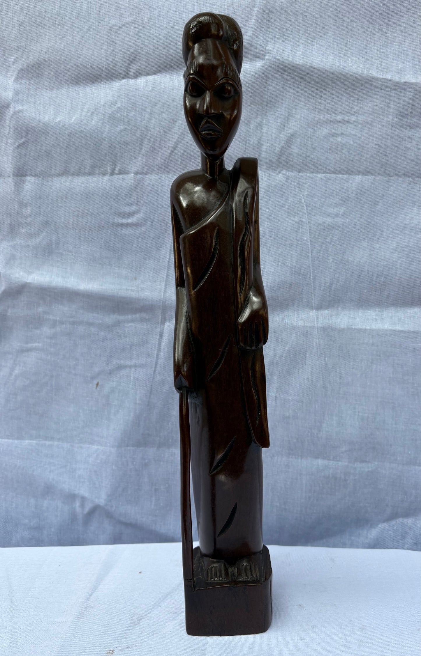 Hand-Carved African Guardian Figure