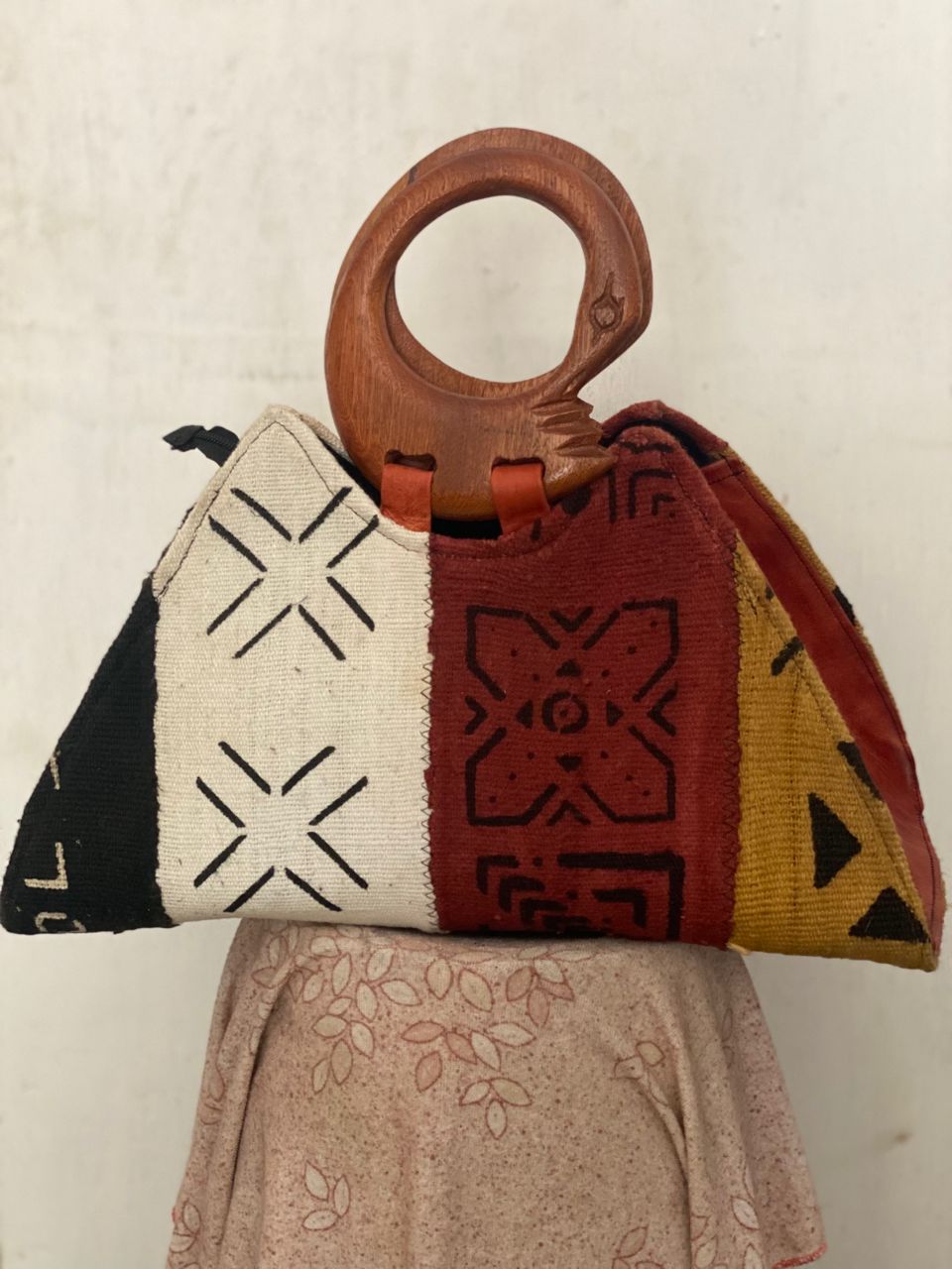 Sankofa Handle Handbag