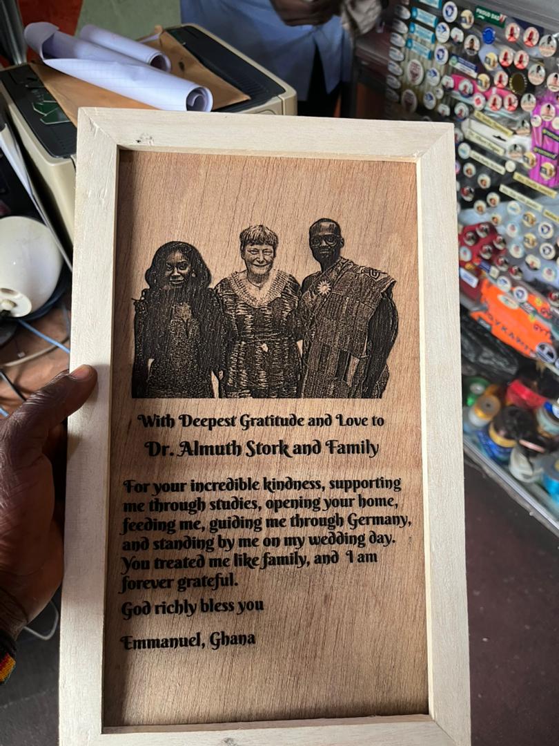 Custom by Hand - Etched Wood Portraits