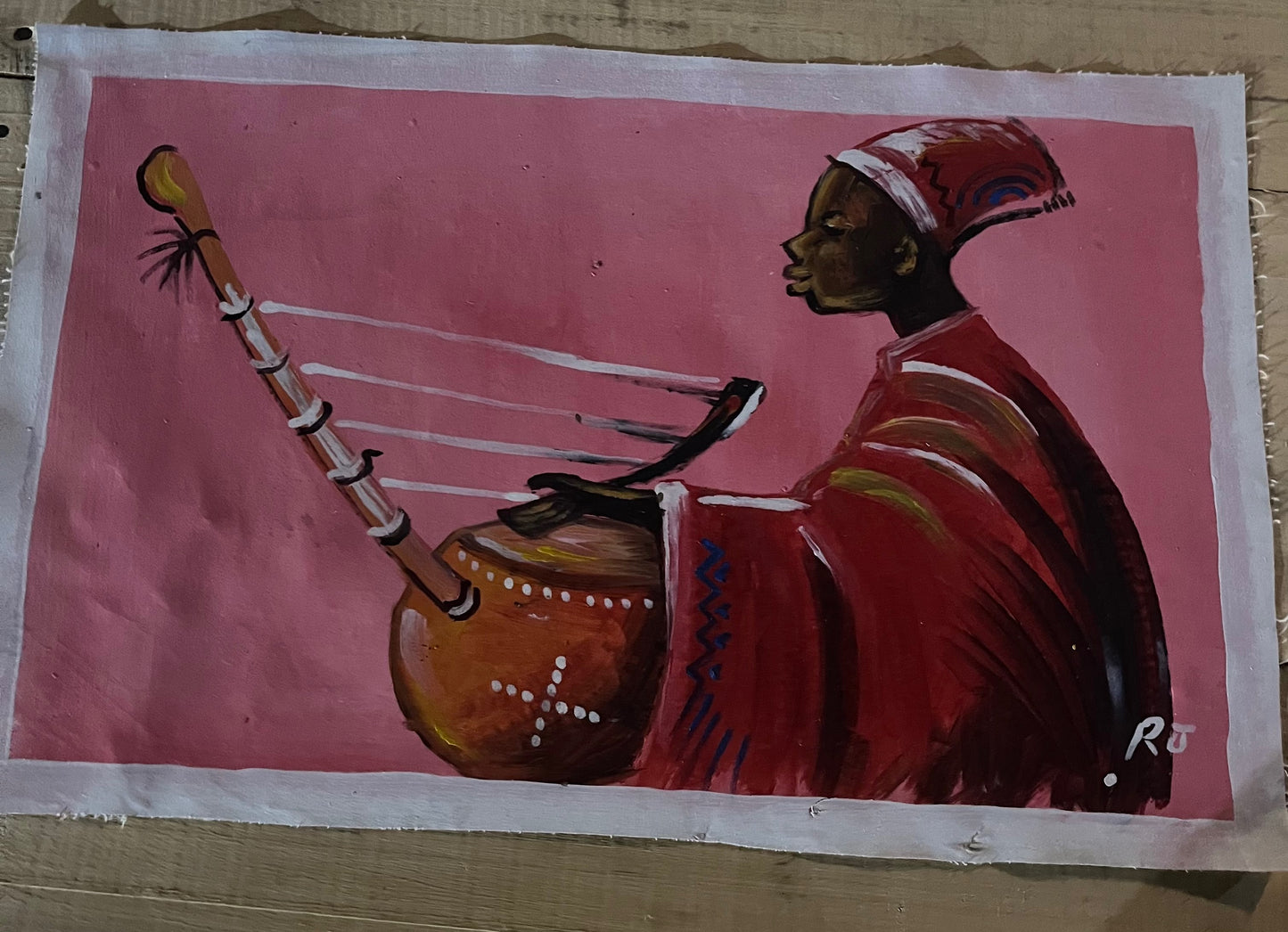 Strings of Ancestral Harmony - 19"x29" Canvas