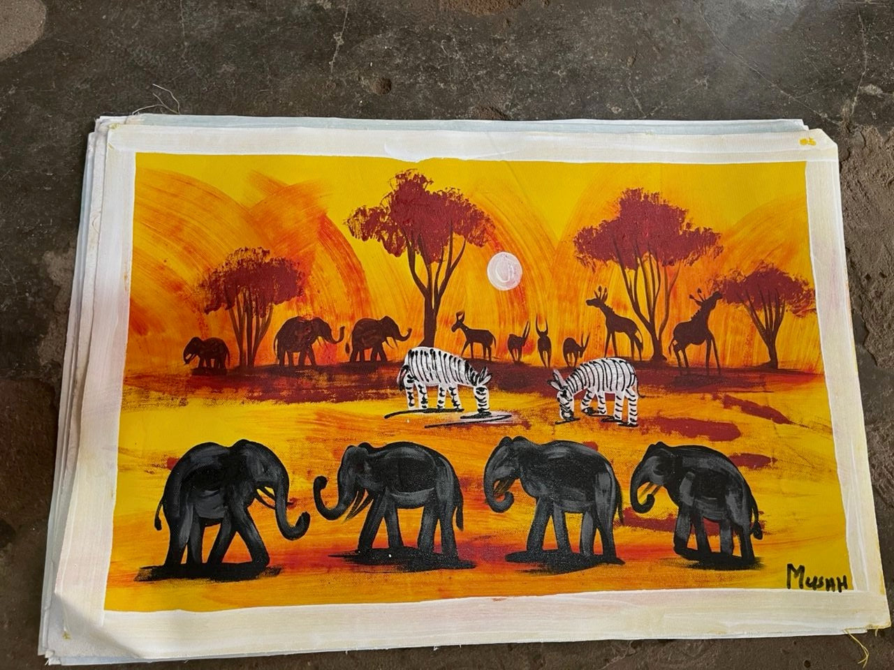 Savanna Harmony Description - 19"x29" Canvas