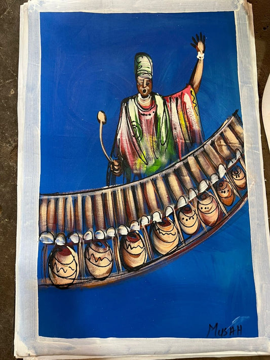 Master of the Balafon- 19"x29" Canvas